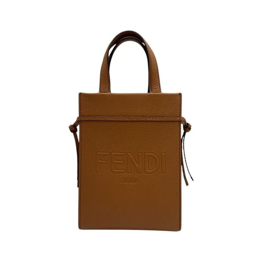 Go To Shopper Mini Crossbody Bag Brown - Picture 2 of 9